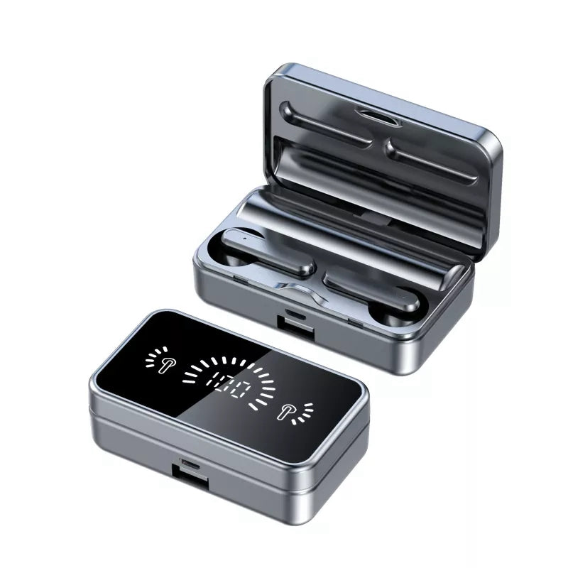 S20 Mini Bluetooth 5.3 Music In-ear Headset Wireless Earphone HiFi Sound Sports Headphone with Digital Display Charging Case S20 Mini Bluetooth 5.3 Music In-ear Headset Wireless Earphone HiFi Sound Sports Headphone with Digital Display Charging Case